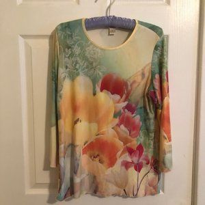 Christopher & Banks floral top